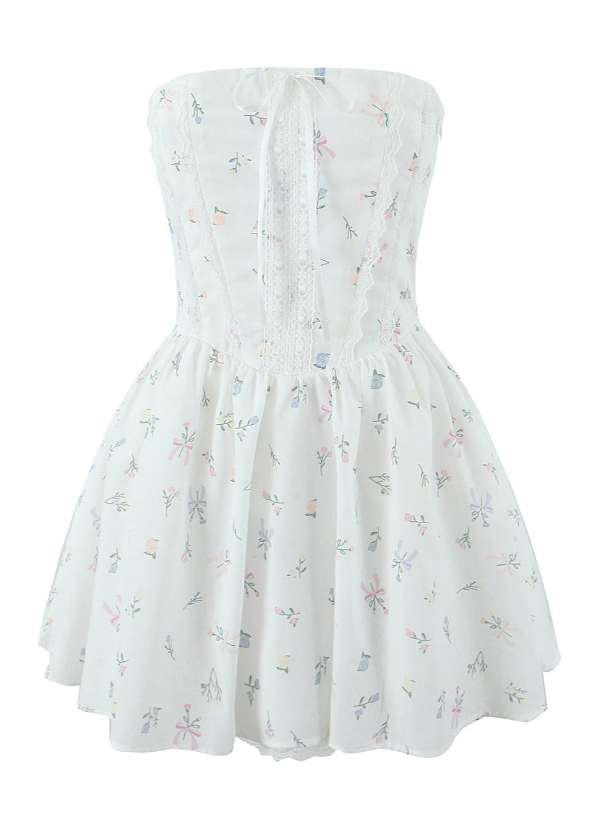 - Isla Strapless Corset Mini Dress