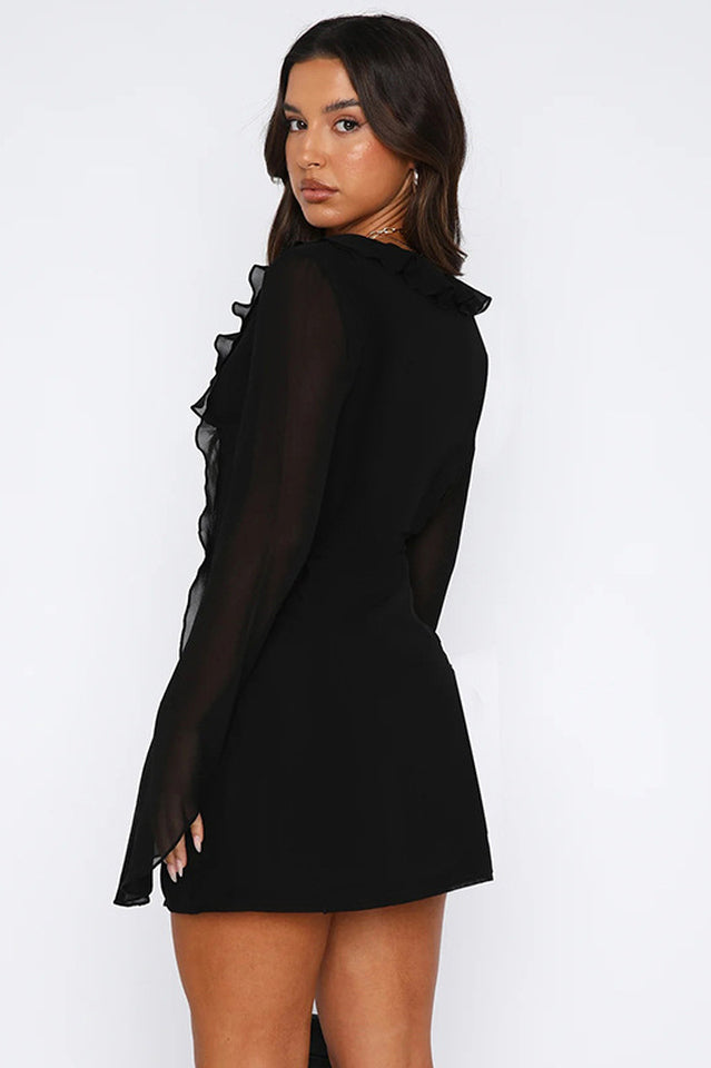 Sound Surround Mesh Mini Dress