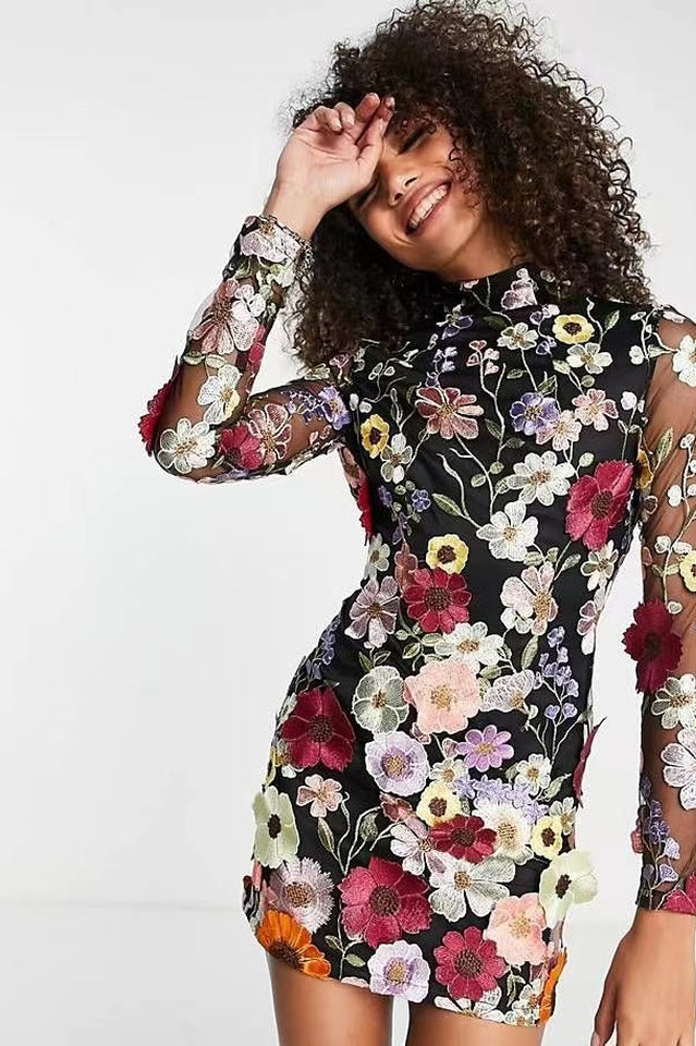Lynn Amy Backless Mini Dress