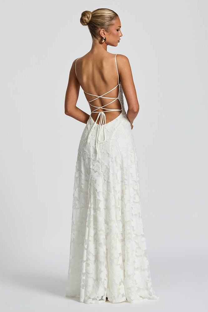 Backless Edition Chiffon Maxi Dress