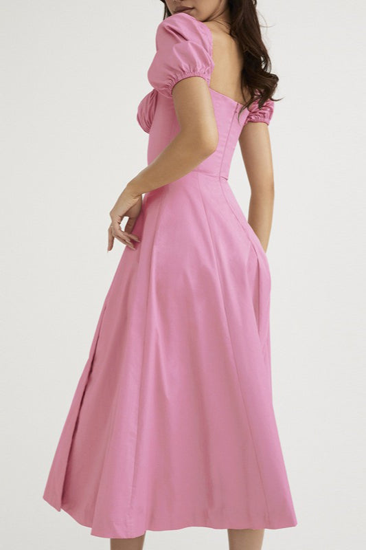 Tie Strap Edition Split Hem Maxi Dress