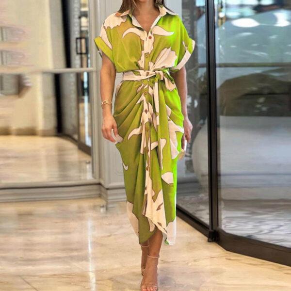 Babe Summer Midi Dress Lime
