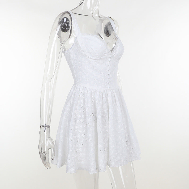 Mini Staze Dress White