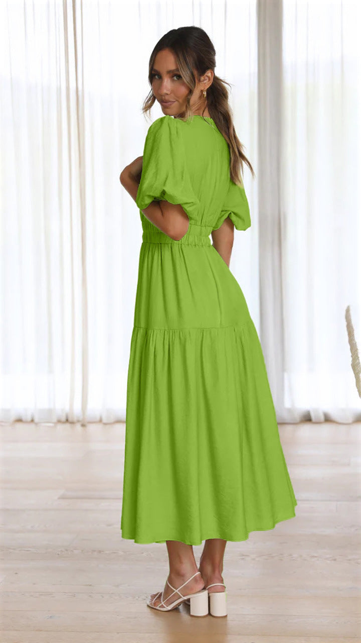 It Brunch Right Midi Dress Light Green