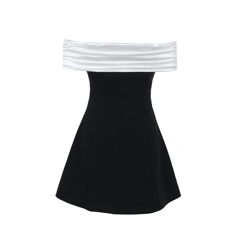 2.0 Dublin Off Shoulder Mini dress Black