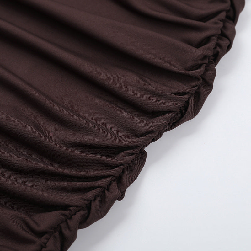 Mini Castro Dress Brown