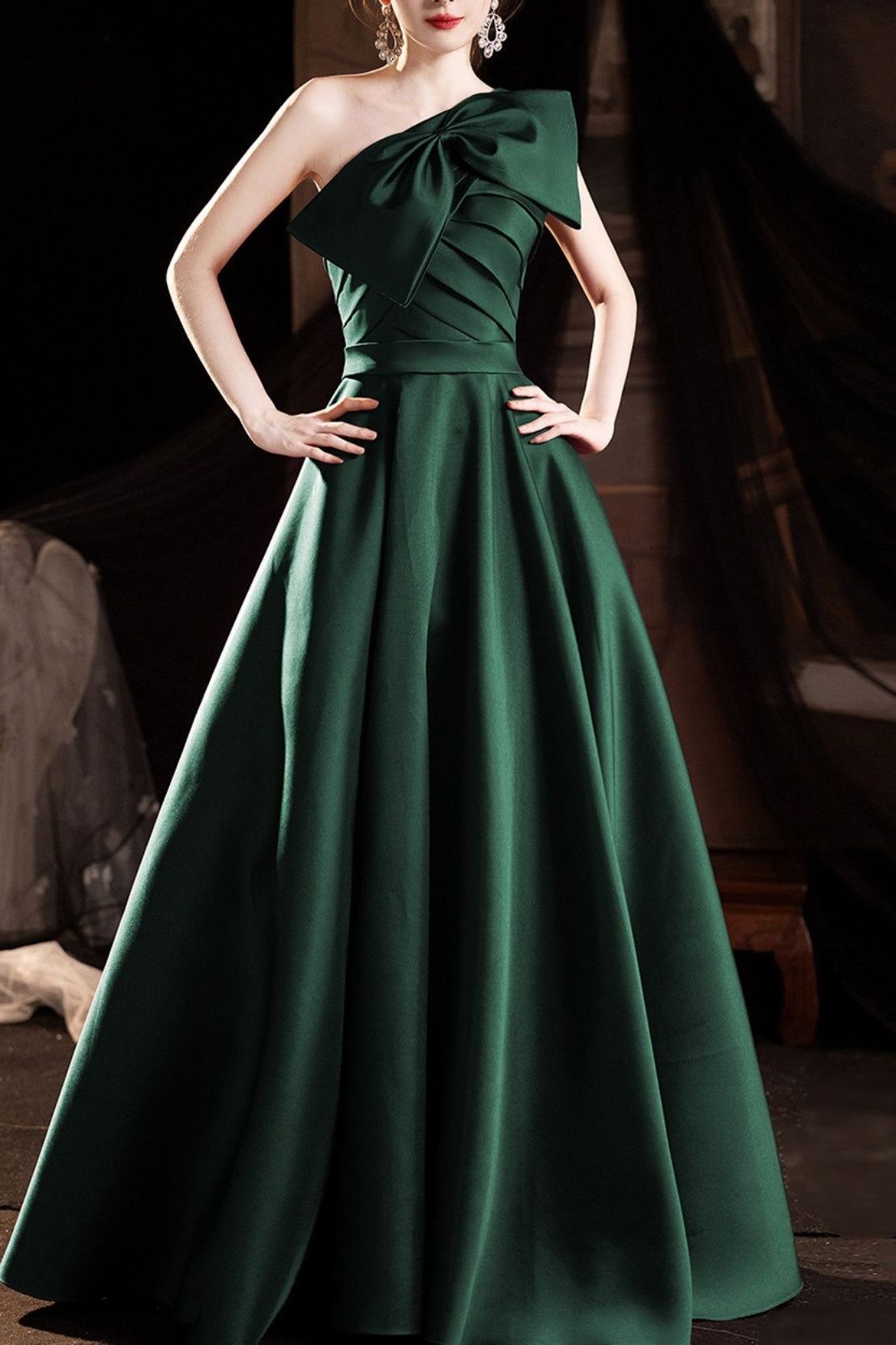 Graceful Floor Length Performance Gown Prom Dress