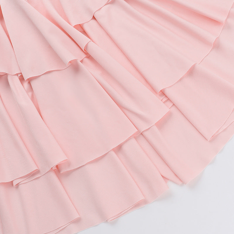 Side Sunny Mini Dress Pink
