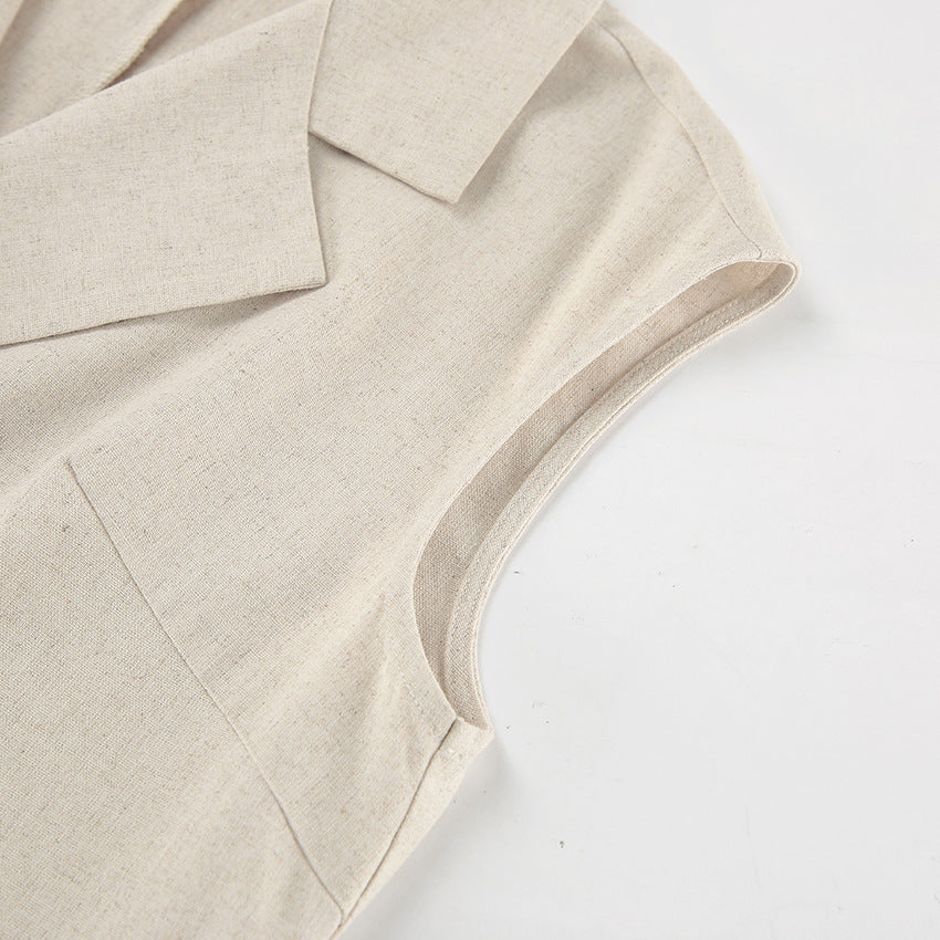 Midi Rustin Dress Khaki