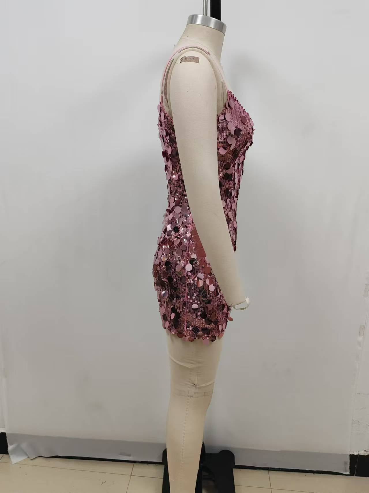 On Shine Mini Dress Pink