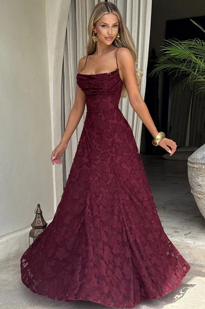 LaceUp Edition Backless Maxi Dress