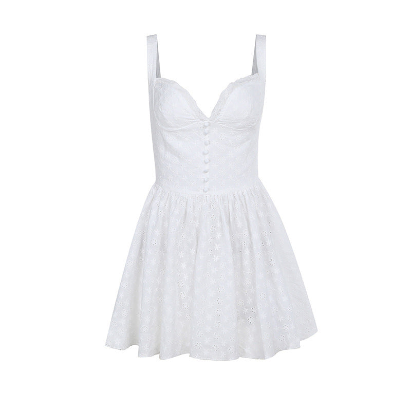 Mini Staze Dress White