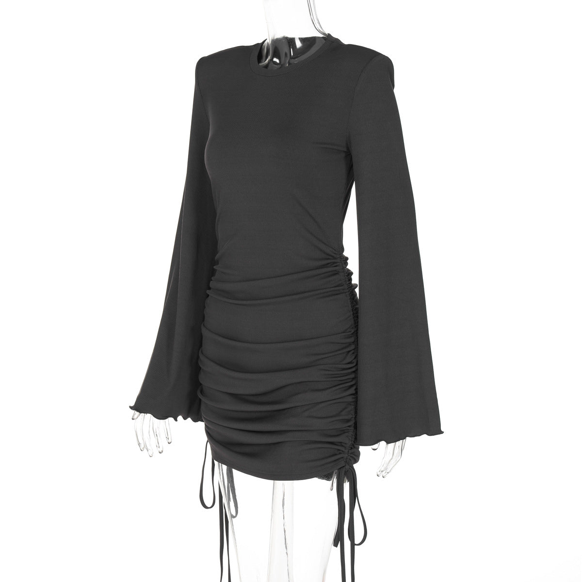 El Bell Mini Dress Grey