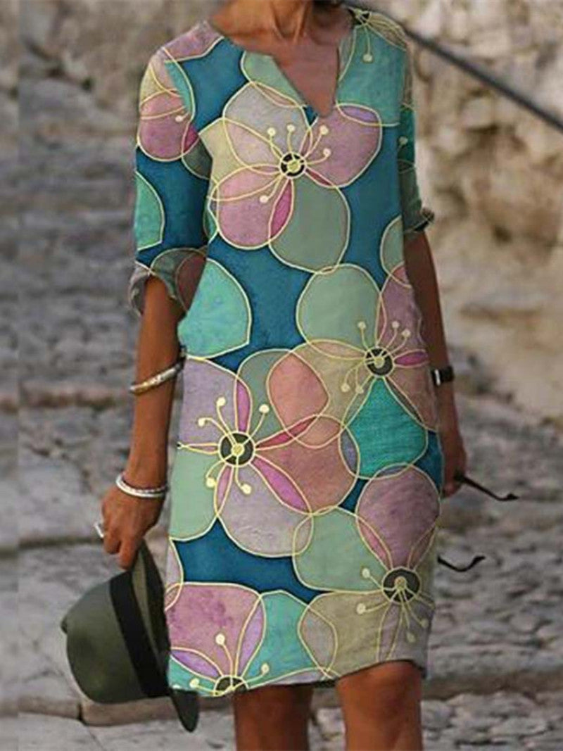 Maximiliana Timeless and Refined Summer Dress for Women Stylish Outfit