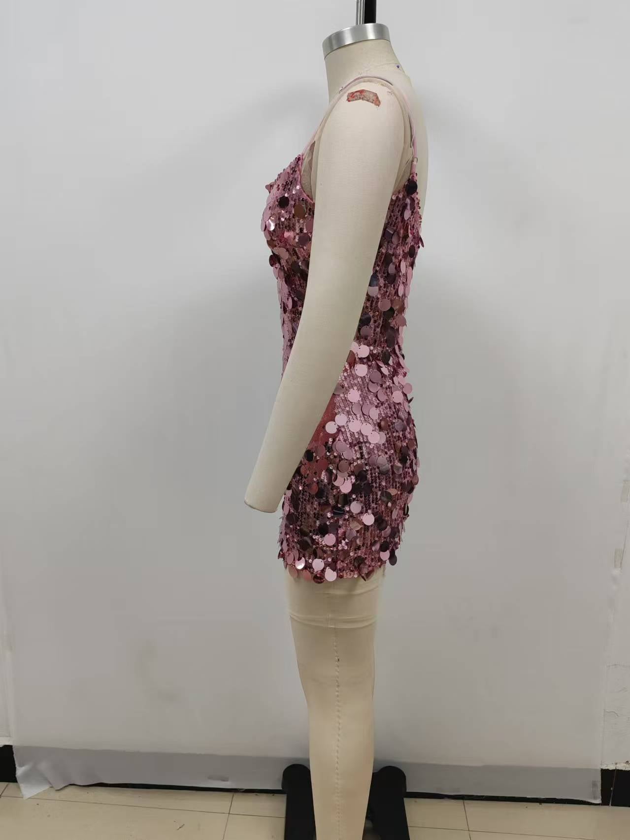 On Shine Mini Dress Pink