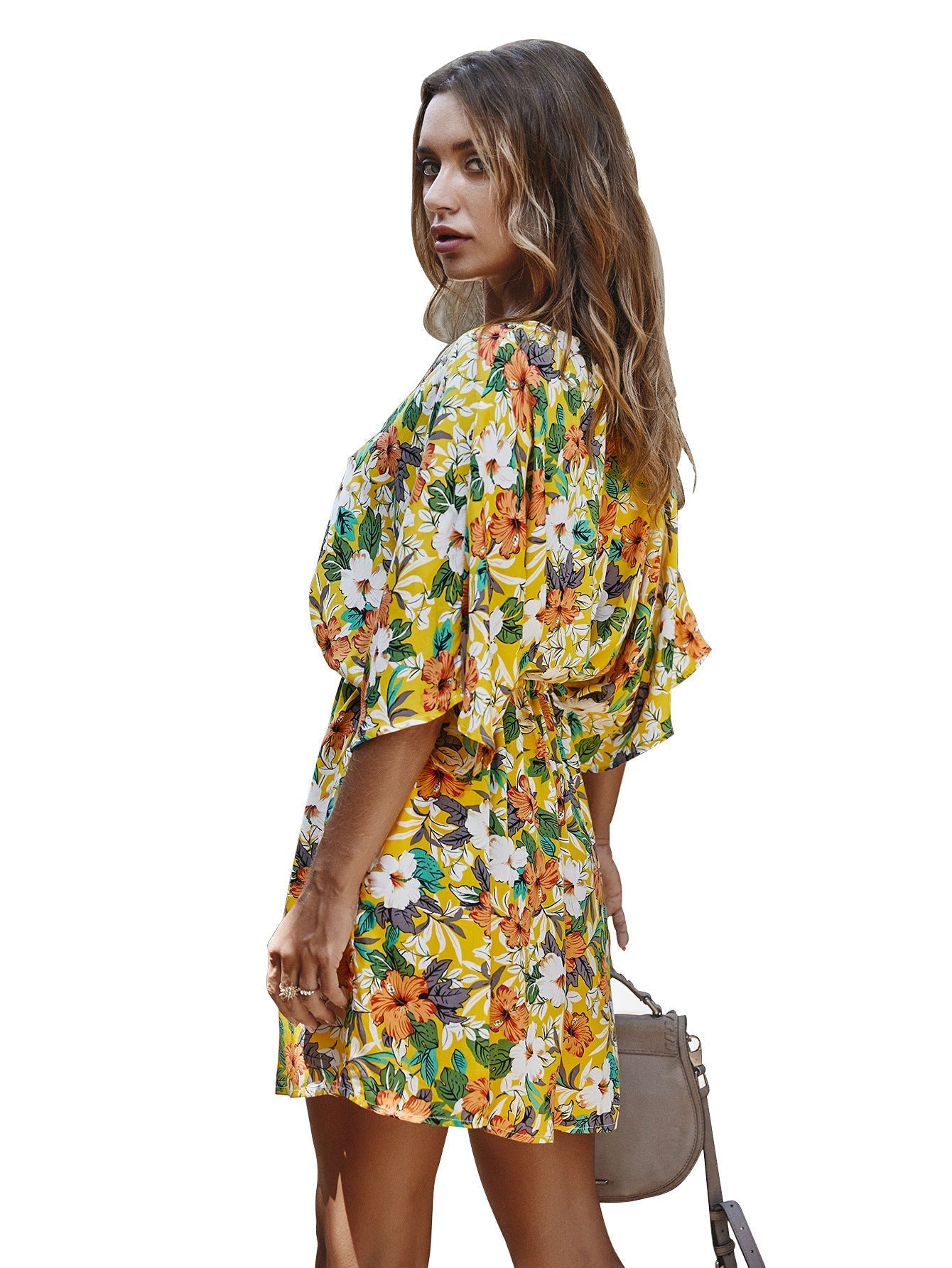 Stay True Bloom Crochet Lace Belted Dress