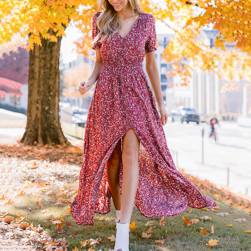 Dark Rose Shimmer Maxi Dress FINAL