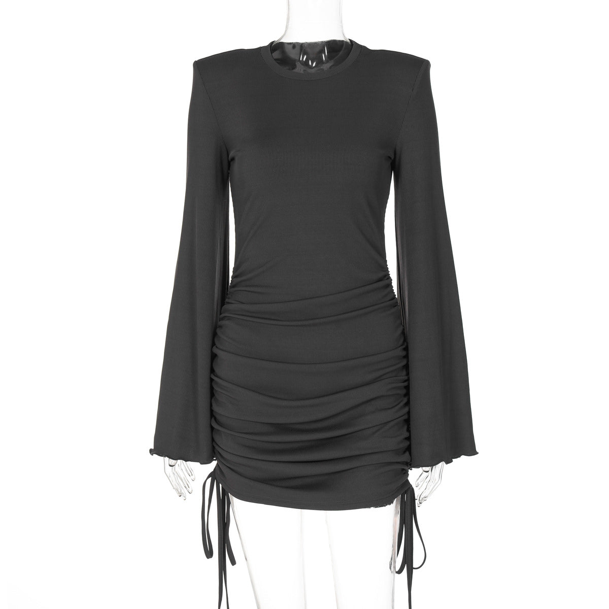 El Bell Mini Dress Grey