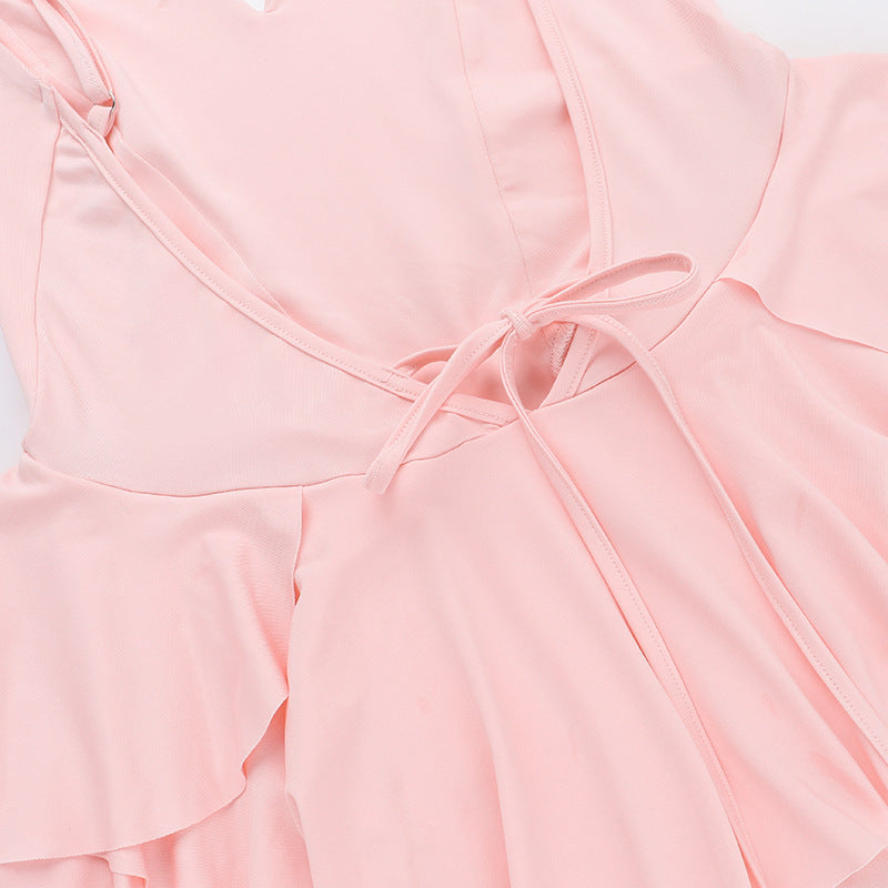 Side Sunny Mini Dress Pink