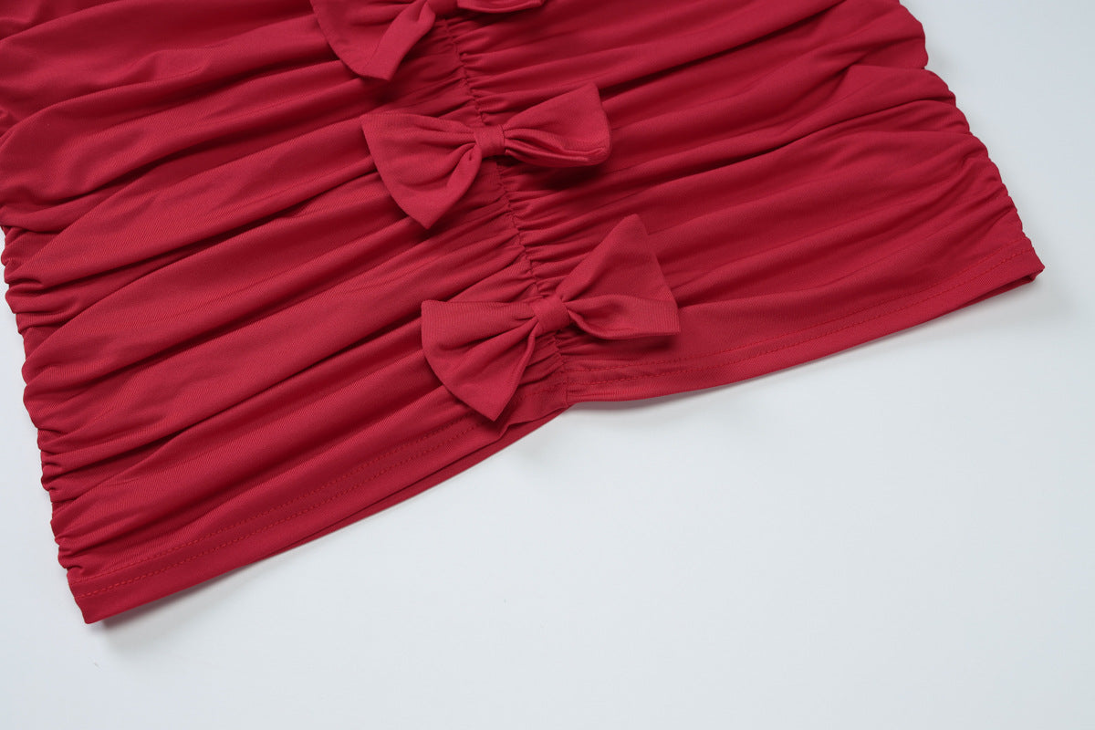 Mini Salone Dress Red