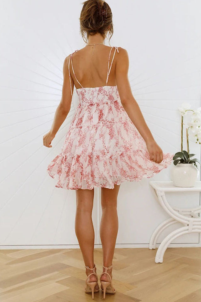 Bloom Ruffled Mini Dress