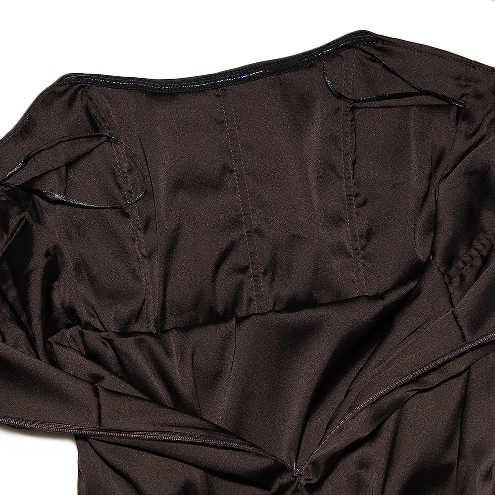 Mini Cassio Dress Brown