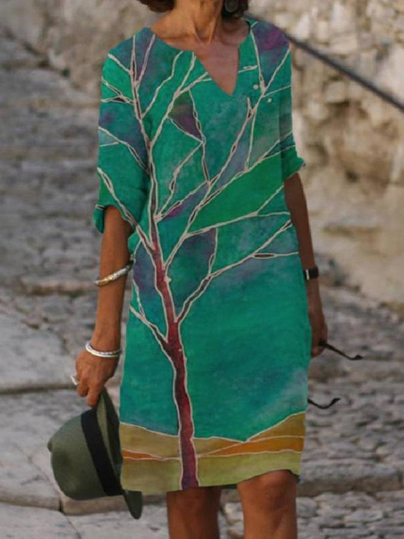Maximiliana Timeless and Refined Summer Dress for Women Stylish Outfit