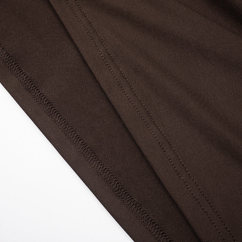 Mini Gans Dress Brown