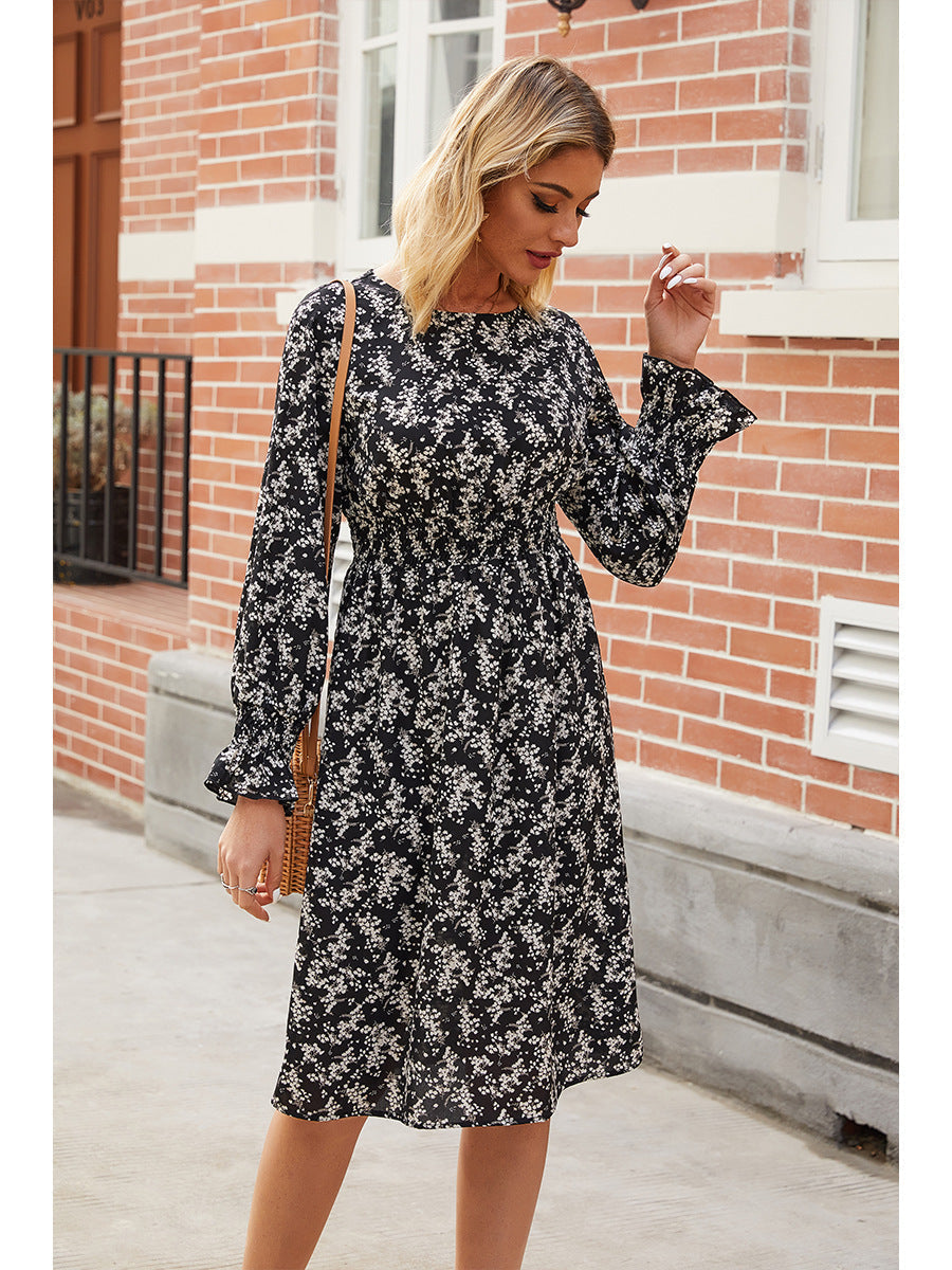 Emiliano Satin Flower Mini Dress