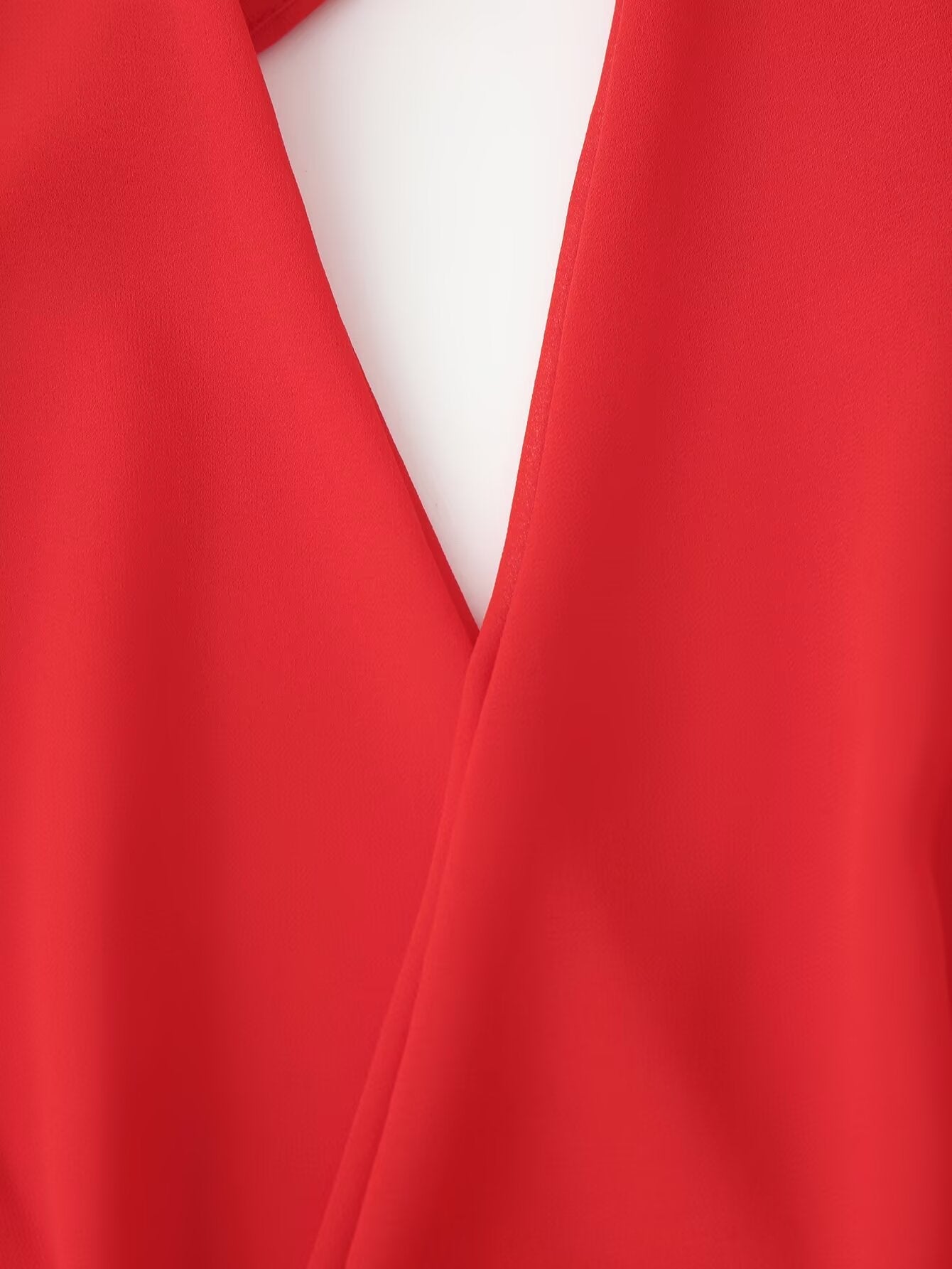 Women Clothing Slim Fit Red V neck Graceful Halter Maxi Dress
