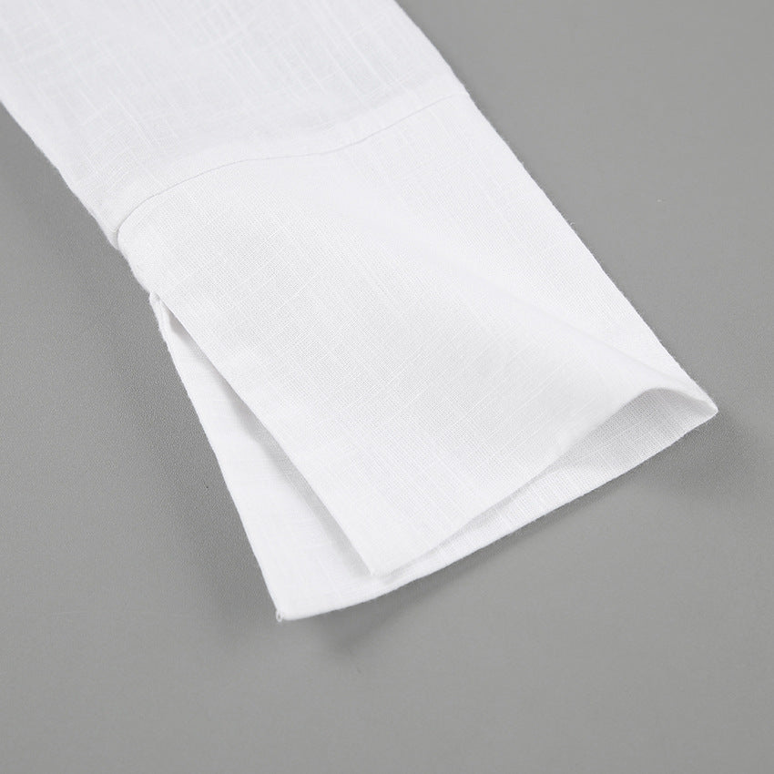 Babe Greece Mini Dress White