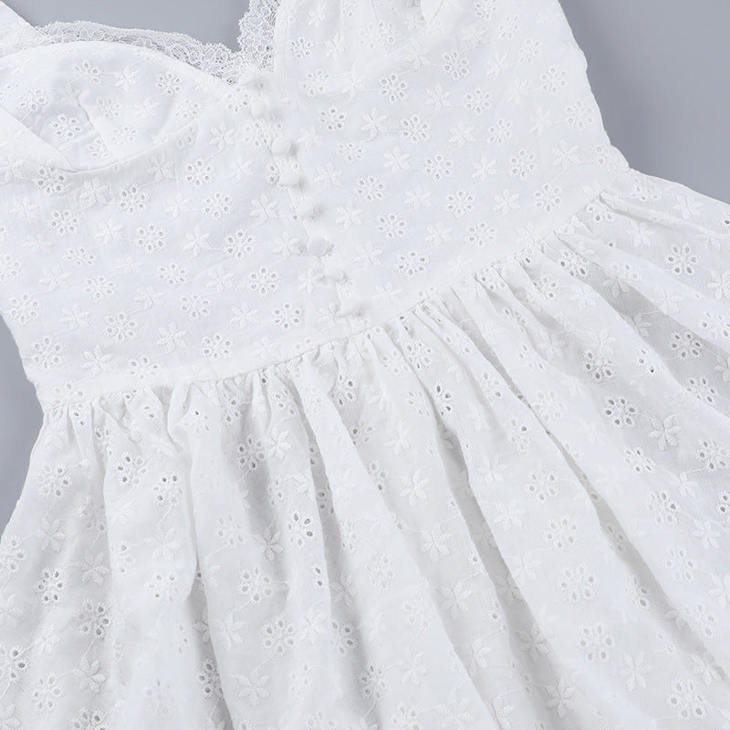 Mini Staze Dress White