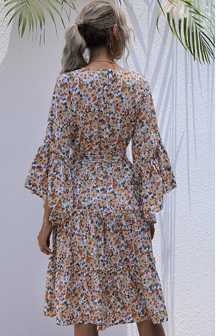 Hopyard Flower Smocked Babydoll Dress FINAL