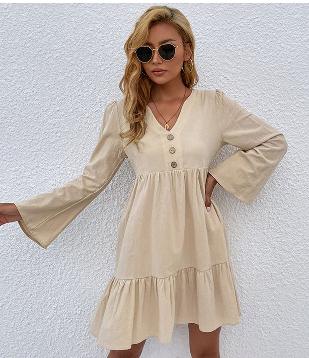 Linen Kelley Blend Shirt Dress
