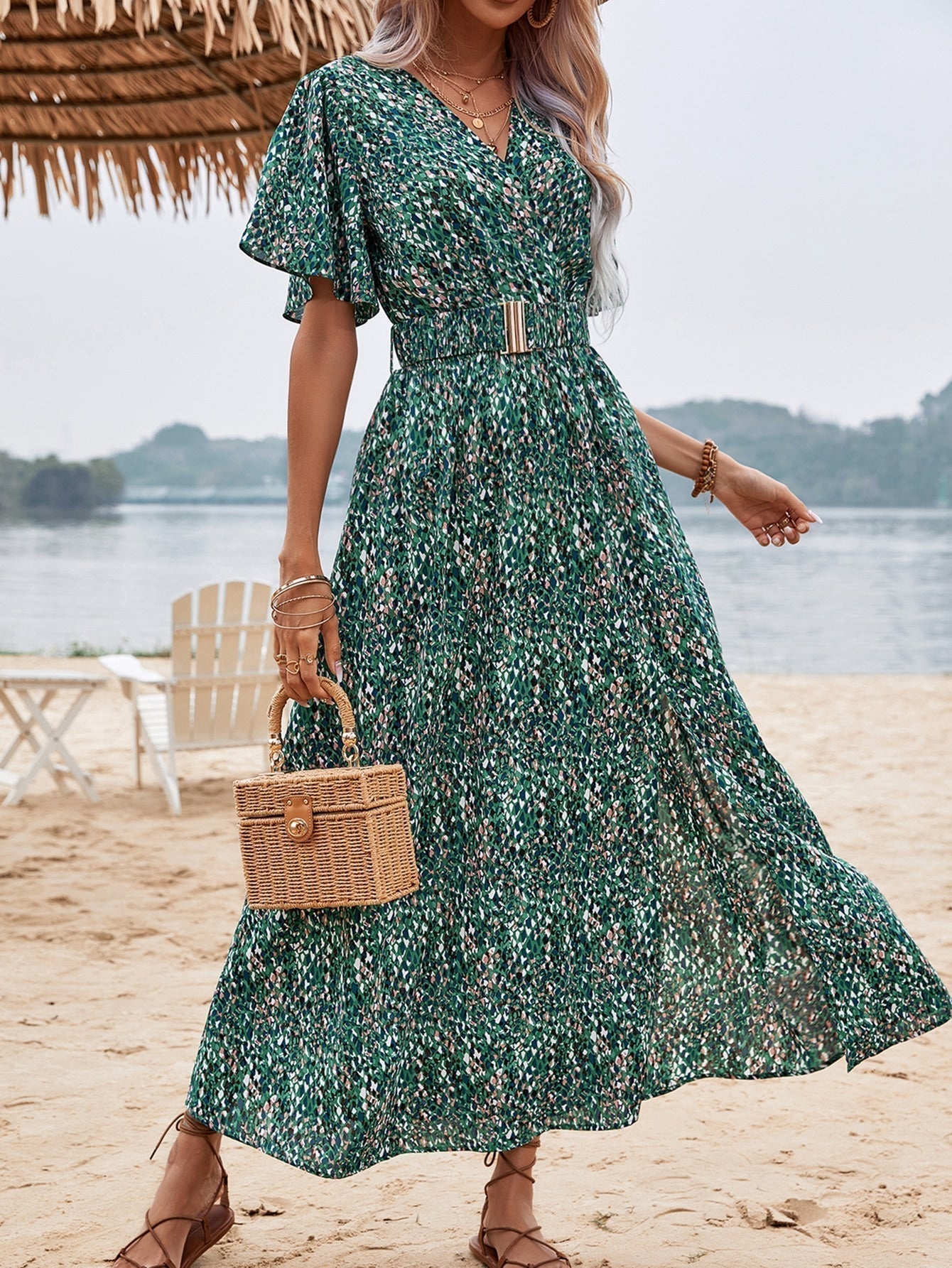 Tania Exclusive Maxi Dress Butterfly Style Signature Edit