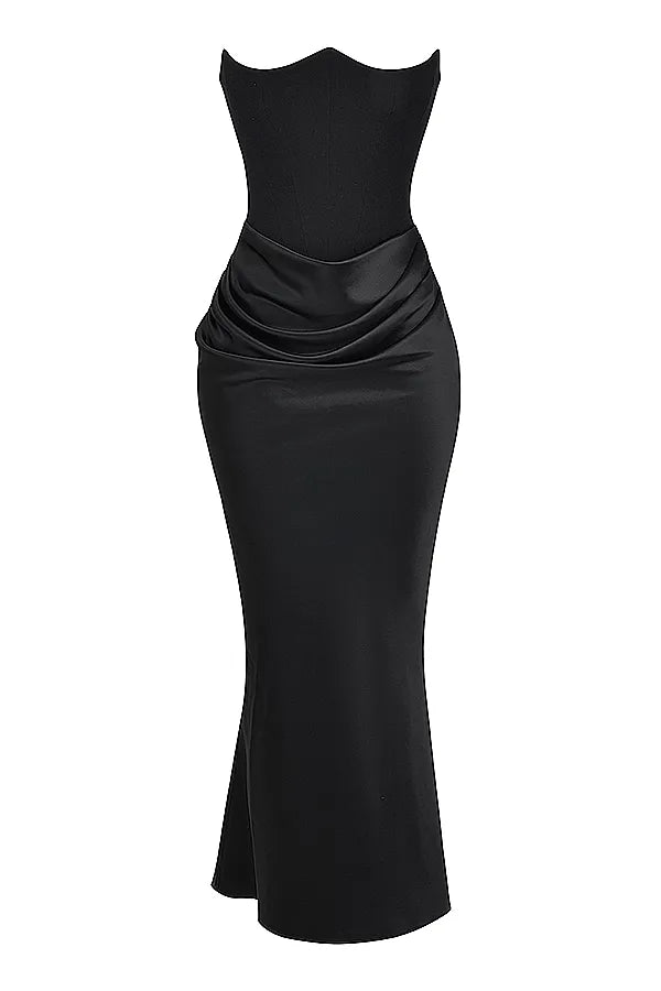 Virginia Boutique Premium Maxi Dress Chic Silhouette Collection