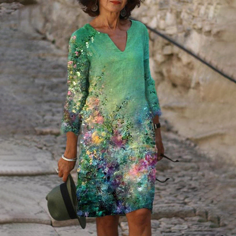 Maximiliana Timeless and Refined Summer Dress for Women Stylish Outfit