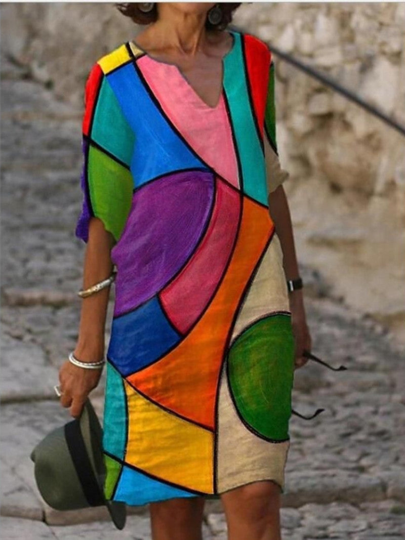 Maximiliana Timeless and Refined Summer Dress for Women Stylish Outfit