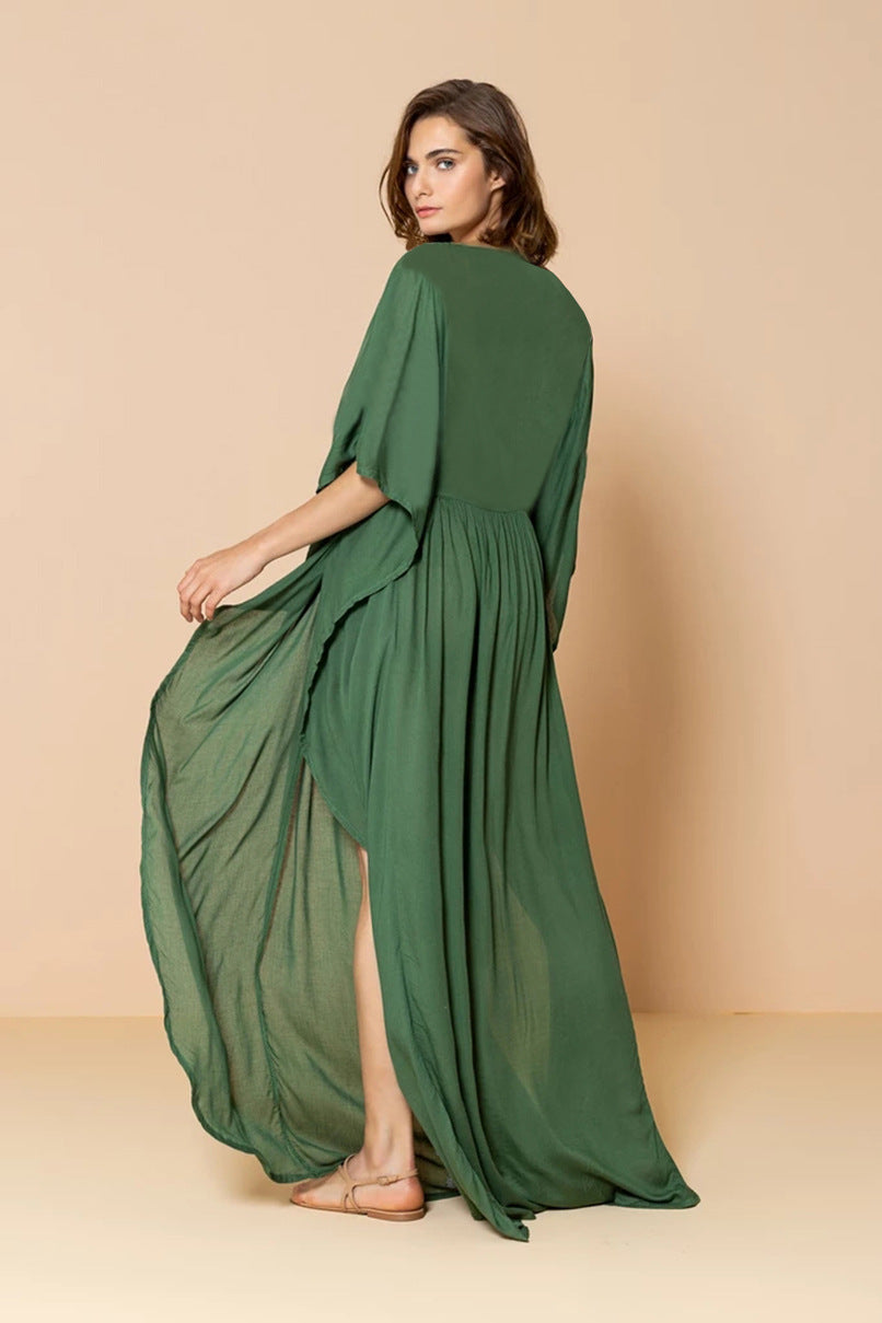 Embroidered Lorelei Kimono Cover Up Dress