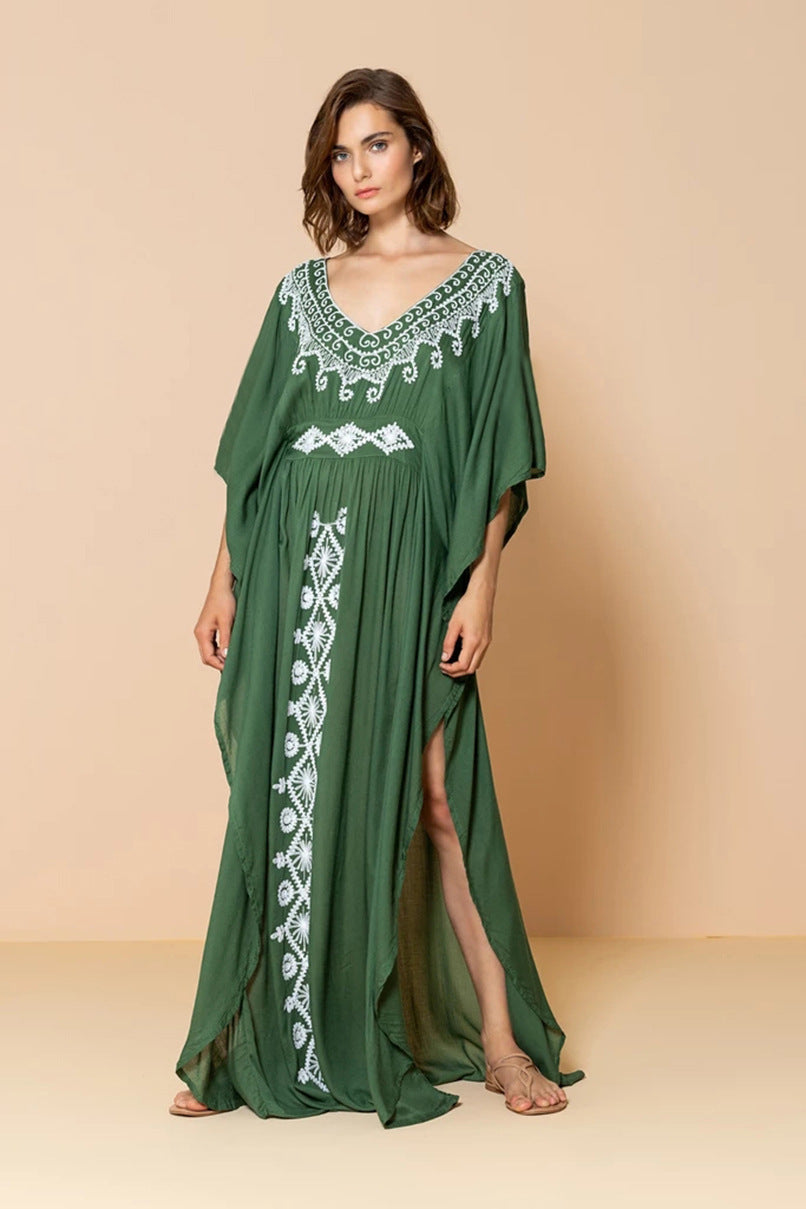 Embroidered Lorelei Kimono Cover Up Dress