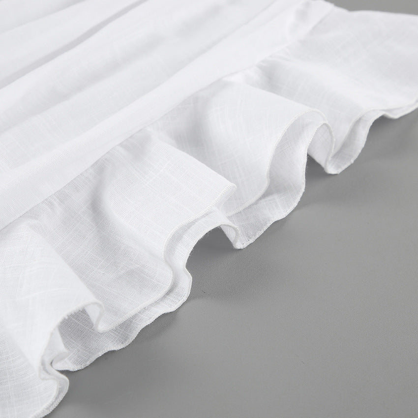 Babe Greece Mini Dress White