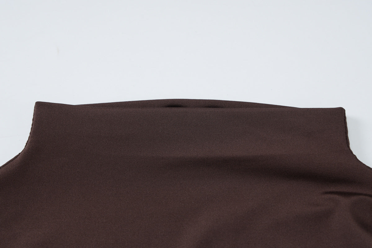 Mini Gema Dress Brown