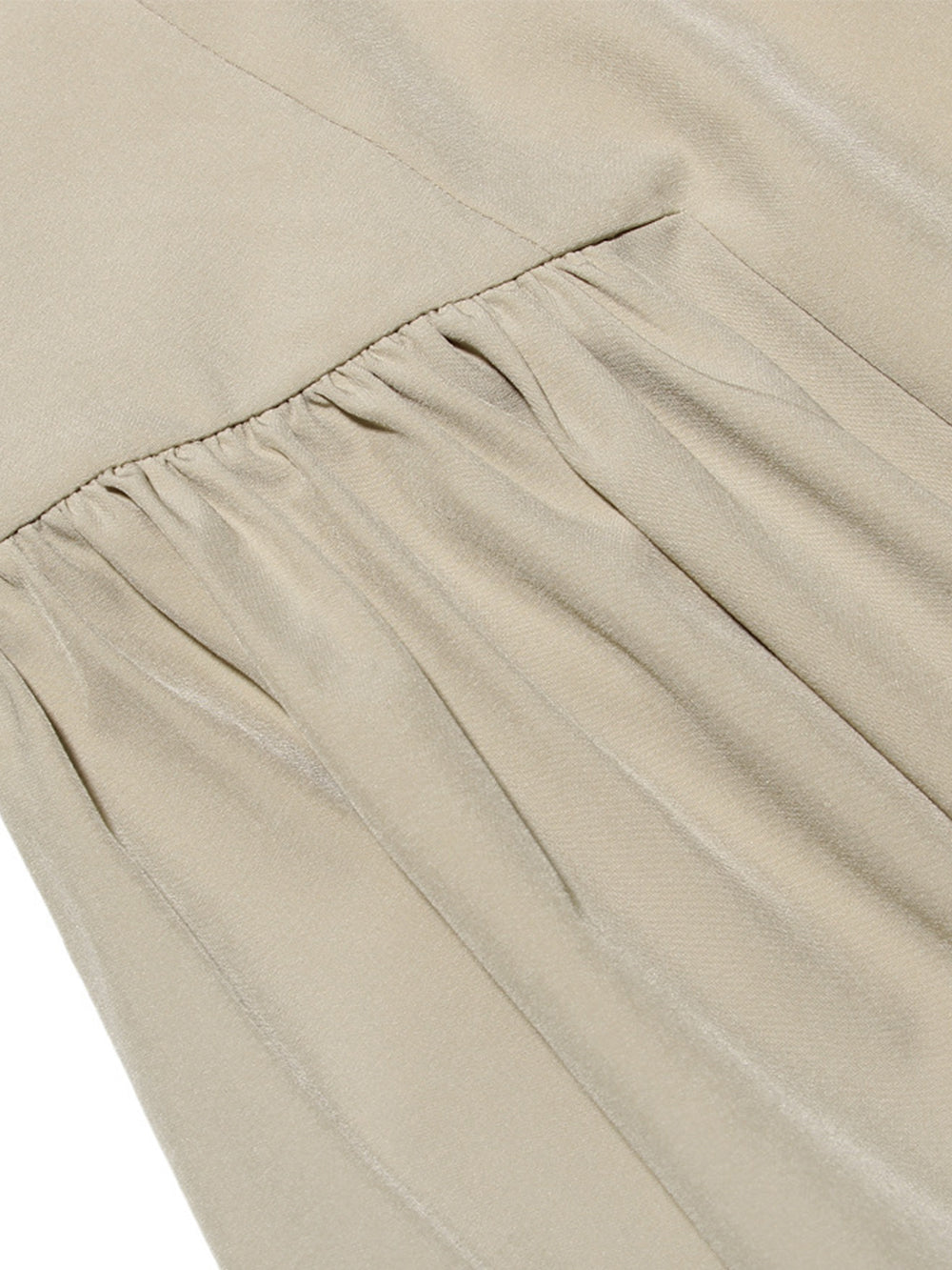 Sling Beige Midi Dress