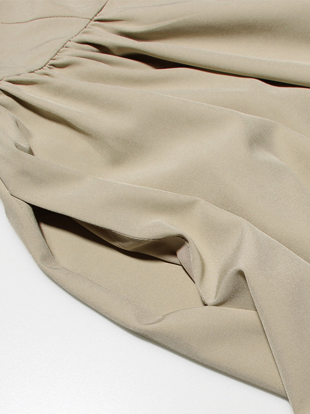 Sling Beige Midi Dress
