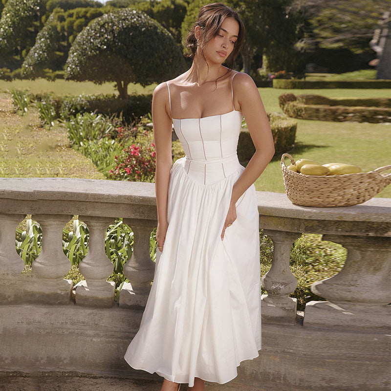 Midi Queenstown Dress White