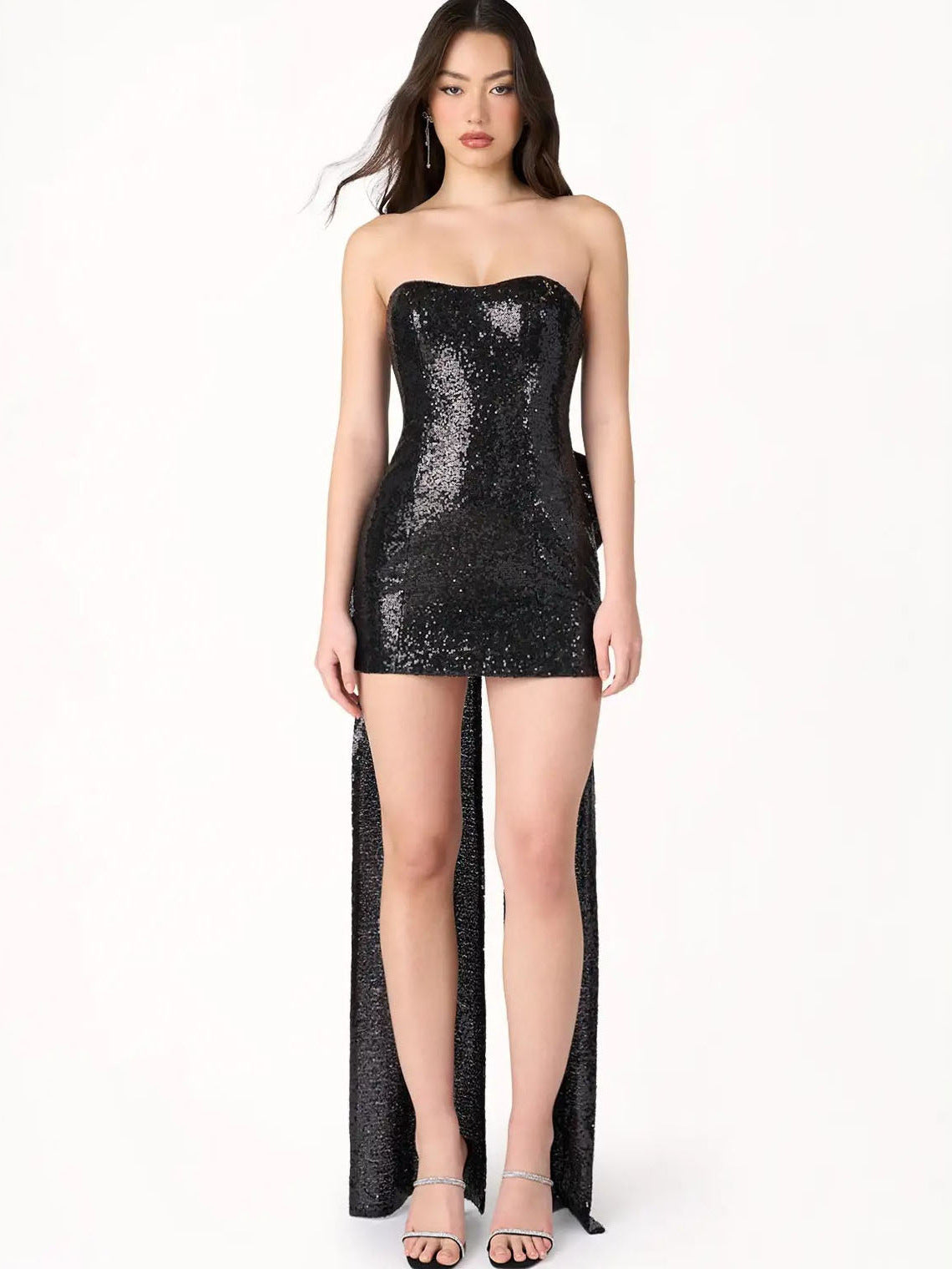 Mini Glitz Dress Black