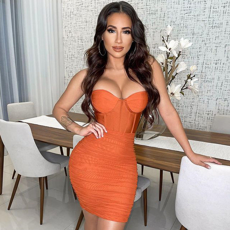 Dream Cupid's Mini Dress Orange