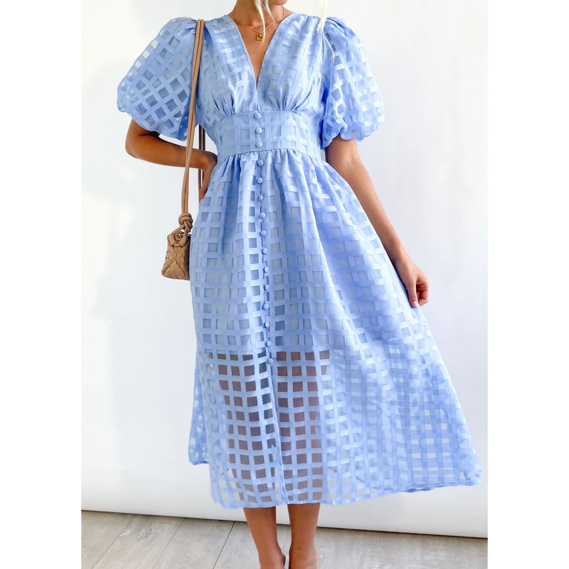 Midi Paradise Dress Light Blue
