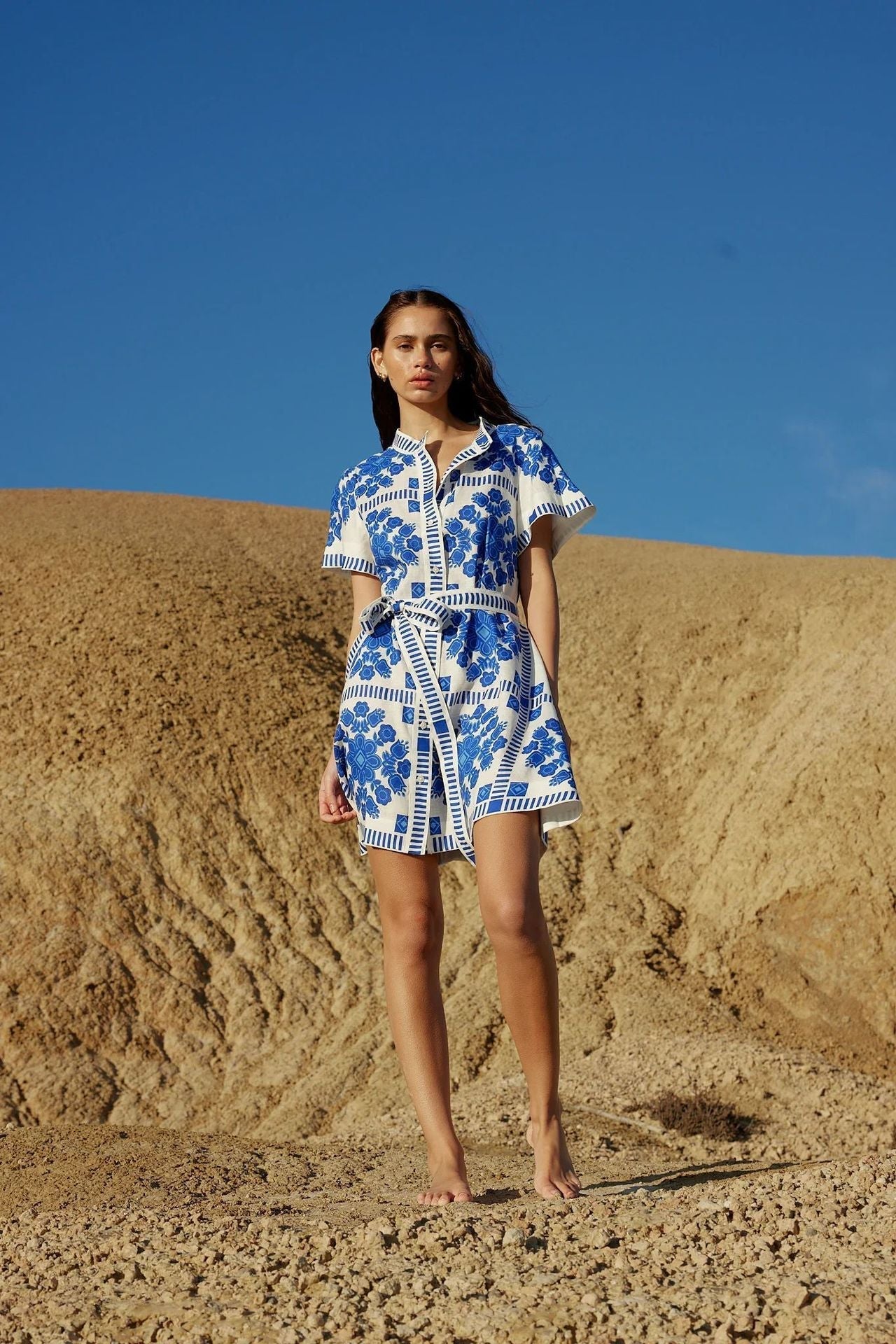 Mini Ripley Dress Blue