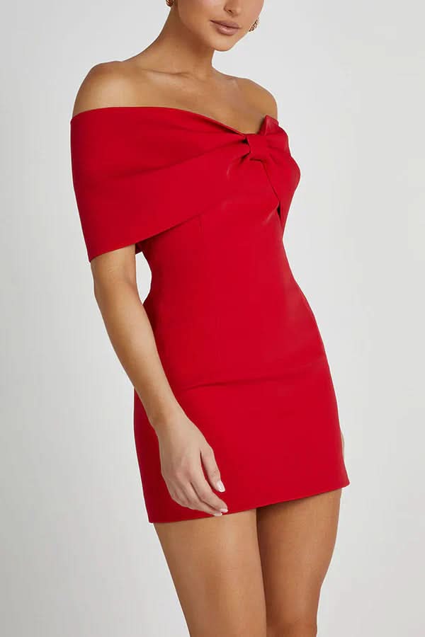 Bow Rebecca Mini Dress